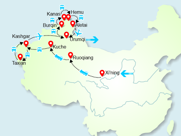 13 Days Silk Road Adventure by China Orient Express